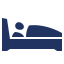 icons8 sleeping in bed 64